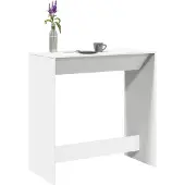 vidaXL Bartafel 102x50x103,5 cm bewerkt hout wit