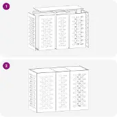 vidaXL Air Conditioner Hoes Antraciet 110 x 50 x 80 cm Staal