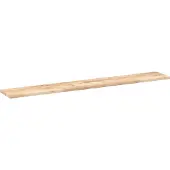 vidaXL Wandschap zwevend 140x20x2 cm onbehandeld massief acaciahout