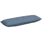 vidaXL Rugkussen Blauw 140 x 50 cm Corduroy stof