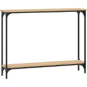 vidaXL Wandtafel 100x22,5x75 cm bewerkt hout sonoma eikenkleurig