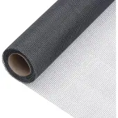 vidaXL Gaas 112x500 cm glasvezel grijs