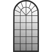 vidaXL Spiegel 90x45 cm ijzer zwart