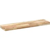 vidaXL Wandschappen 2 st zwevend 80x20x4 cm onbehandeld acaciahout