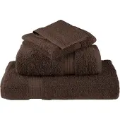 vidaXL Premium washandjes SOLUND 2 stuks bruin 30x30 cm 600 g/m²