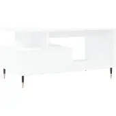 vidaXL Salontafel 90x49x45 cm bewerkt hout wit