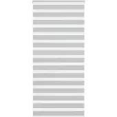 vidaXL Zebra rolgordijn 110x200 cm stofbreedte 105,9 cm lichtgrijs