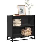 vidaXL Boekenkast 80,5x35x76 cm bewerkt hout zwart