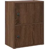 vidaXL Boekenkast 40x24x52 cm bewerkt hout bruin eikenkleurig