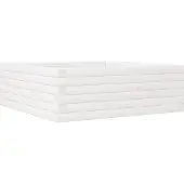 vidaXL Plantenbak 70x70x23 cm massief grenenhout wit