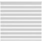 vidaXL Zebra rolgordijn 165x100 cm stofbreedte 160,9 cm lichtgrijs