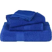vidaXL Douchehanddoeken FROGN 2 st 70x140 cm 360 g/m² blauw
