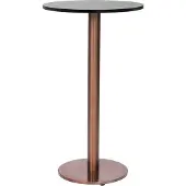 vidaXL Bistrotafelpoot Ø45x107 cm roestvrij staal goudkleurig