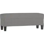 vidaXL Bankje 100x35x41 cm stof donkergrijs
