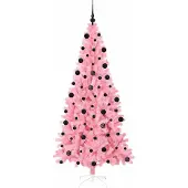 vidaXL Kerstboom Roze 210 cm PVC