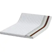 vidaXL Matras Wit 160 x 200 cm Jacquard stof