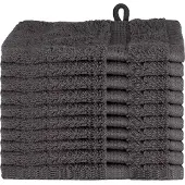 vidaXL Gastendoek SOLUND 10 st Antraciet 15 x 21 cm 550 gsm