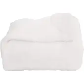 vidaXL plaid Wit 130 x 150 cm 1 kg Fleece
