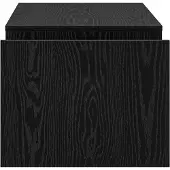vidaXL Salontafel, zwart, eikenlook, 90 x 45 x 35 cm, houtvezel