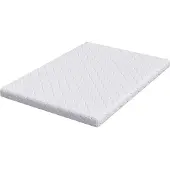 vidaXL Matras Wit 160 x 200 cm Jacquard stof