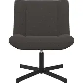 vidaXL Draaistoel Donkergrijs 63 x 75 x 76 cm Schapenvacht