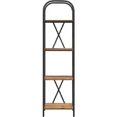 vidaXL Boekenplank 4-laags 40 x 30 x 146 cm Bewerkt hout Oudhout