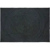 vidaXL Vloerkleden Donkergrijs 160 x 230 cm Jute