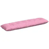 vidaXL Rugkussen Roze 200 x 19 x 50 cm Stof
