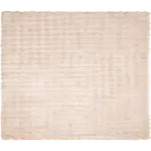 vidaXL Antislip deken van imitatie konijnenbont Olite 4 st Beige