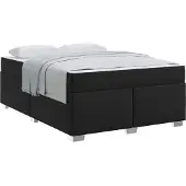 vidaXL Bedframe Zwart 160 x 200 cm Stof