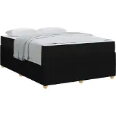 vidaXL Bedframe Zwart 140 x 200 cm Stof