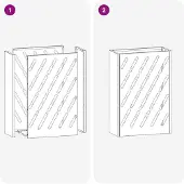 vidaXL Regen Paraplu Stand Mosterdgeel 28 x 12 x 41 cm Staal