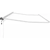 vidaXL Zonnescherm Frame Wit 600 × 350 cm Aluminium
