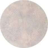 vidaXL Binnen kleed GALATI Beige Ø 200 CM Polyester