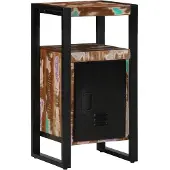 vidaXL Badkamermeubel Set 3 st Veelkleurig en Zwart