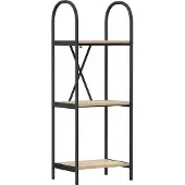 vidaXL Boekenplank 3-laags 40 x 30 x 109 cm Bewerkt hout Sonoma Eik