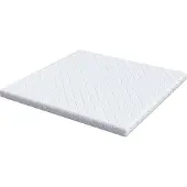 vidaXL Matras Wit 180 x 200 cm Jacquard stof