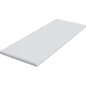 vidaXL Matras Topper Wit 80 x 200 cm Jacquard Stof