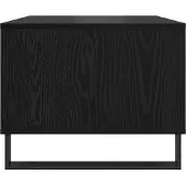 vidaXL Salontafel, zwart, eikenlook, 60 x 50 x 40 cm, houtvezel