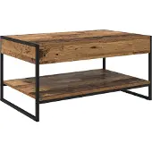 vidaXL Salontafel Oud Hout 80 x 50 x 40 cm Bewerkt hout