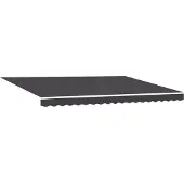 vidaXL Zonnescherm Frame Antraciet 450 × 300 cm