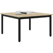 vidaXL Salontafel Sonoma 80 x 80 x 45 cm Bewerkt hout
