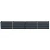 vidaXL Plantenbak Antraciet 320 x 80 x 45 cm Staal