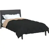 vidaXL Zomer Deken 220 x 135 cm Zomer 200 gsm Zwart en Taupe