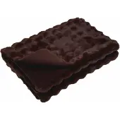 vidaXL Antislip deken van imitatie konijnenbont Olite Kameel Polyester