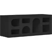 vidaXL TV-kast ELST, 100 x 35 x 40 cm, zwart, houtvezel