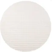 vidaXL Vloerkleden Rond SIROLO Crèmekleurig Ø 160 CM Polyester