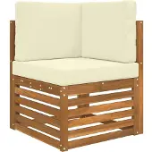 vidaXL Buitenbankkussen Polyester Crème 60 x 60 x 8 cm