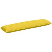vidaXL Rugkussen Licht Geel 200 x 19 x 50 cm Stof