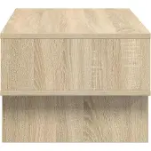 vidaXL Salontafel Sonoma-eik, 80 x 46 x 35 cm, houtvezel